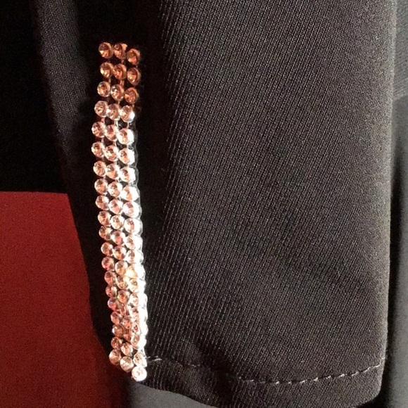 S. LEVINE COLD SHOULDER EMBELLISHED JUMPSUIT SZ L - Picture 5 of 8